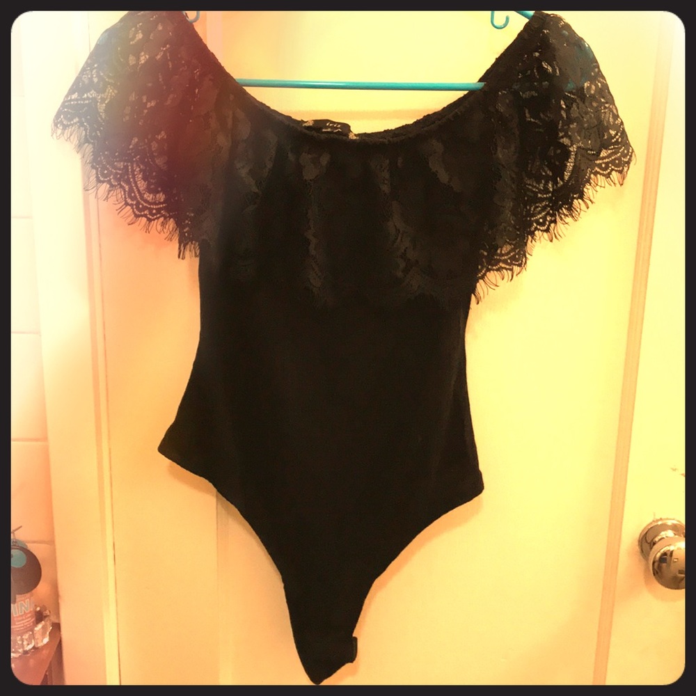 Lace onesie